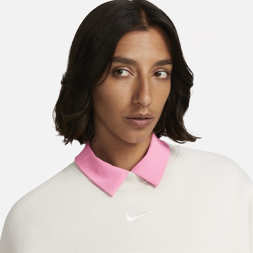 Damska bluza dresowa o dodatkowo powiększonym kroju półokrągłym dekoltem Nike Nike XL Nike poland