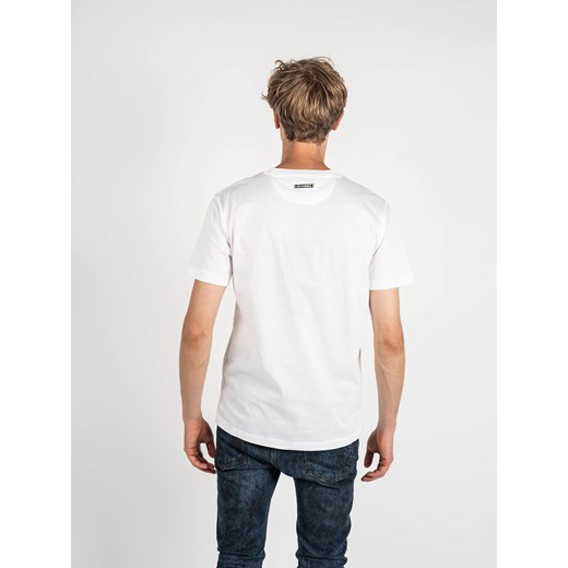 Les Hommes T-shirt | LKT219-700P | Round Neck T-Shirt | Biały Les Hommes XL promocja ubierzsie.com