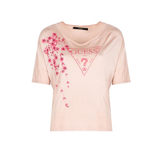 Guess Bluzka | W63I25-K40MO-FQ72 | Różowy Guess 34 promocyjna cena ubierzsie.com