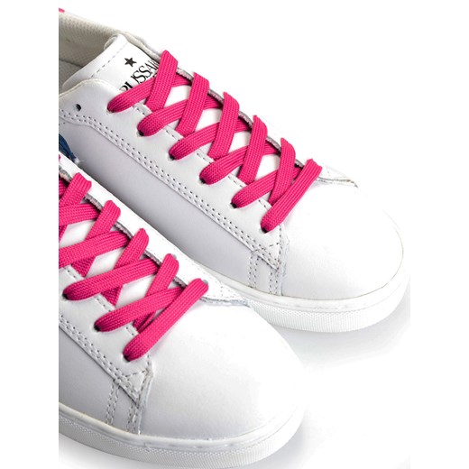 Trussardi Jeans Sneakersy | 79A00331 | Biały, Różowy Trussardi 38 ubierzsie.com promocja