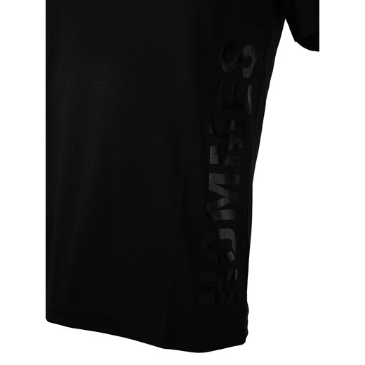 Les Hommes T-shirt | LF224300-0700-9000 | Grafic Print | Czarny Les Hommes XXL wyprzedaż ubierzsie.com