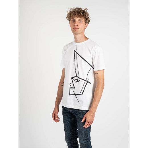 Les Hommes T-shirt | LKT219-700P | Round Neck T-Shirt | Biały Les Hommes XL ubierzsie.com promocyjna cena