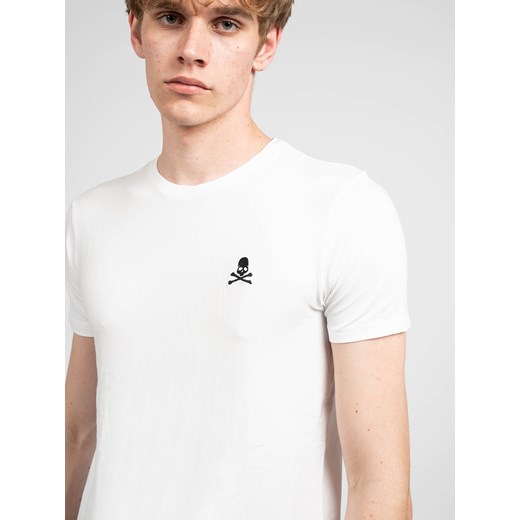 Philipp Plein T-shirt &quot;Girocollo&quot; | UTPG11 | Girocollo | Biały XL wyprzedaż ubierzsie.com