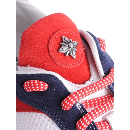 John Richmond Sneakersy "Sport" | 7001 B / Sport | Biały, Czerwony John Richmond 45 ubierzsie.com okazja