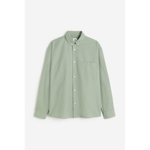 H & M - Koszula oksfordzka Relaxed Fit - Zielony H & M M H&M