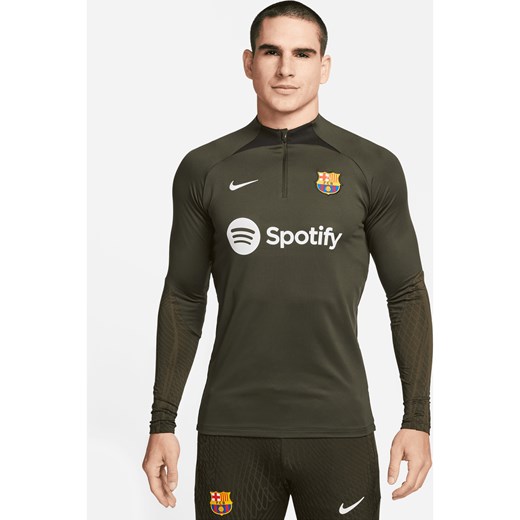 Męska treningowa koszulka piłkarska FC Barcelona Strike Nike Dri-FIT - Zieleń Nike XL Nike poland