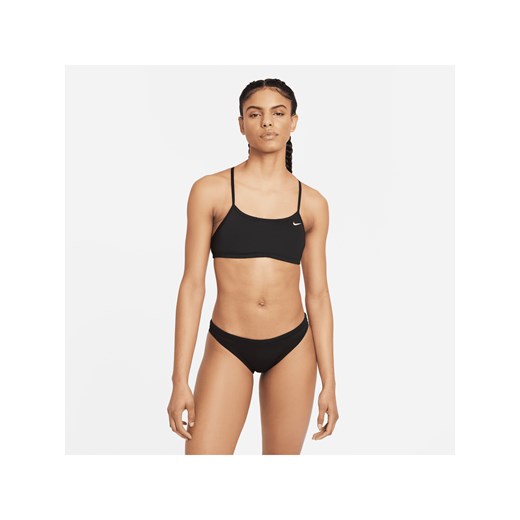Damskie bikini o kroju bokserki Nike - Czerń ze sklepu Nike poland w kategorii Majtki damskie - zdjęcie 161651014