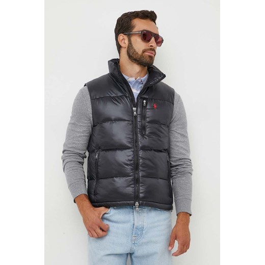 Polo Ralph Lauren bezrękawnik puchowy męski kolor czarny Polo Ralph Lauren XL ANSWEAR.com