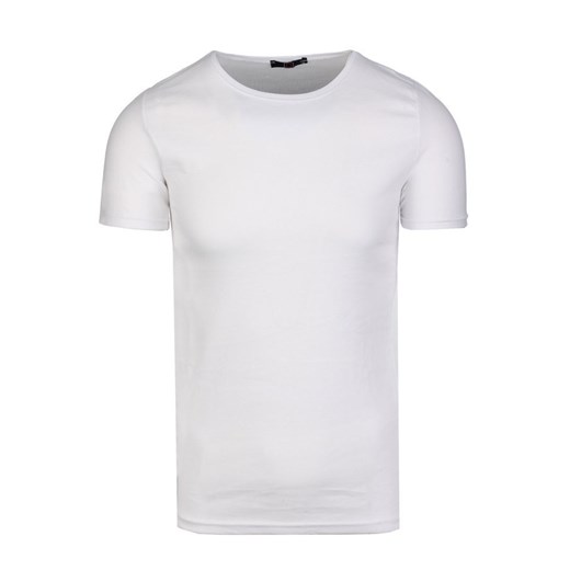 T-Shirt Męski Gładki Bawełniana Koszulka od Neidio bez Nadruku TS2020 Biały Neidio XL Neidio.pl