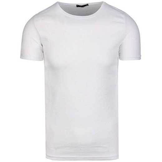 T-Shirt Męski Gładki Bawełniana Koszulka od Neidio bez Nadruku TS2020 Biały Neidio XL Neidio.pl