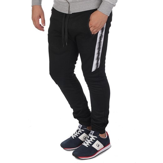 Dresy Spodnie Dresowe Joggery Męskie Neidio DR53 Czarny Neidio XXL Neidio.pl