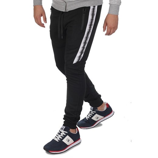 Dresy Spodnie Dresowe Joggery Męskie Neidio DR53 Czarny Neidio XXL Neidio.pl