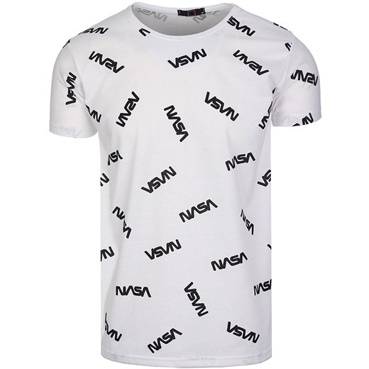 T-Shirt Męski Bawełniana Koszulka z Nadrukiem NASA TS2106 Neidio M promocyjna cena Neidio.pl