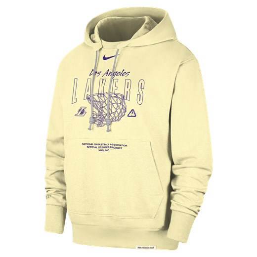 Męska bluza z kapturem Nike Dri-FIT NBA Los Angeles Lakers Standard Issue - Nike 3XL Nike poland