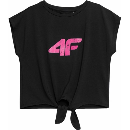 Koszulka dziewczęca 4FJAW23TFTSF431 4F ze sklepu SPORT-SHOP.pl w kategorii Bluzki dziewczęce - zdjęcie 161663454