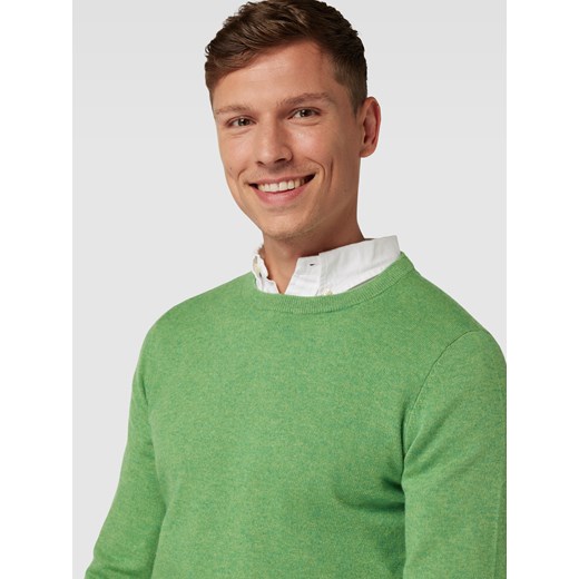 Sweter męski MCNEAL zielony casual 