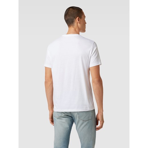 Armani Exchange t-shirt męski z nadrukami biały 
