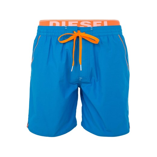 Diesel DOLPHIN Szorty kąpielowe blue zalando niebieski bawełna