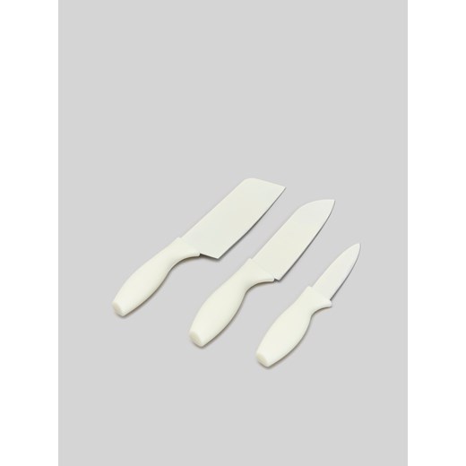Sinsay - Noże 3 pack - kremowy Sinsay Jeden rozmiar Sinsay