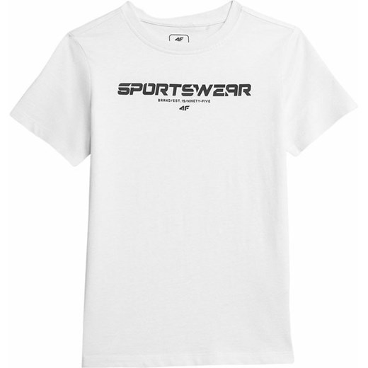 Koszulka chłopięca 4FJAW23TTSHM0797 4F ze sklepu SPORT-SHOP.pl w kategorii T-shirty chłopięce - zdjęcie 161687104
