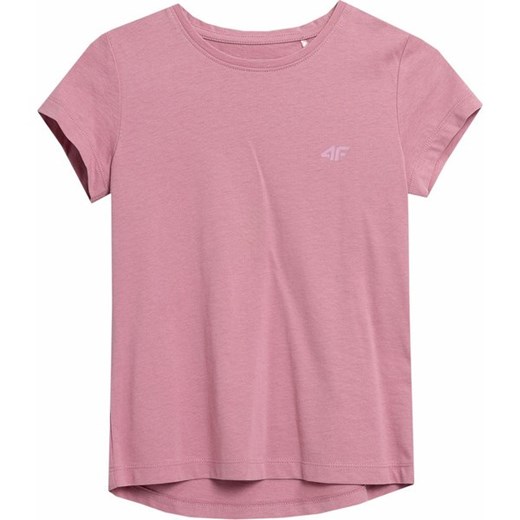 Koszulka dziewczęca 4FJAW23TTSHF0816 4F ze sklepu SPORT-SHOP.pl w kategorii Bluzki dziewczęce - zdjęcie 161687344