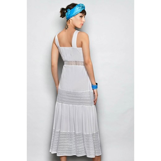 Tarifa Sukienka w kolorze białym Tarifa L Limango Polska wyprzedaż