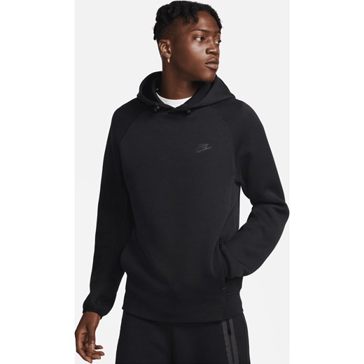Męska bluza z kapturem Nike Sportswear Tech Fleece - Czerń ze sklepu Nike poland w kategorii Bluzy męskie - zdjęcie 161708690