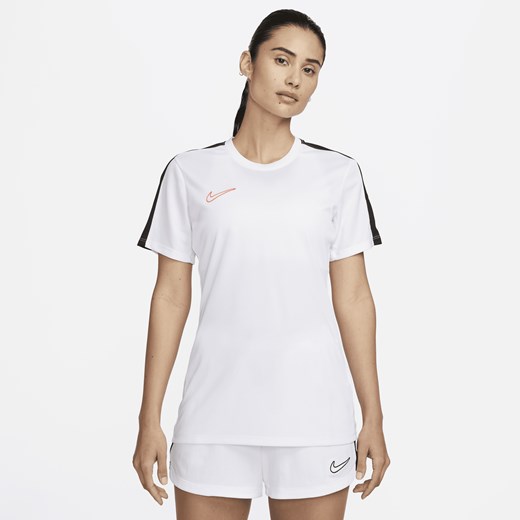 Damka koszulka piłkarska z krótkim rękawem Nike Dri-FIT Academy - Biel Nike XL (EU 48-50) Nike poland