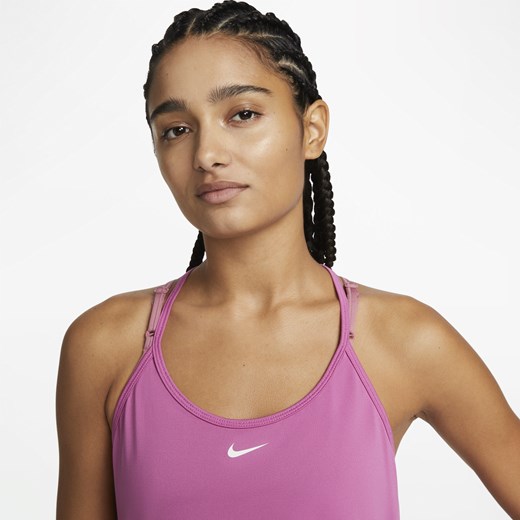 Damska koszulka bez rękawów o standardowym kroju Nike Dri-FIT One Elastika - Nike S (EU 36-38) Nike poland