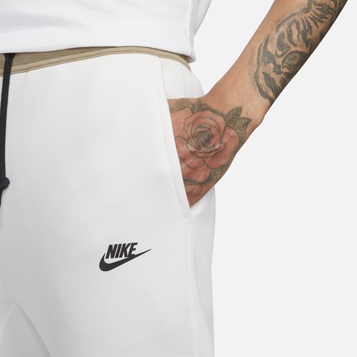 Joggery męskie Nike Sportswear Tech Fleece - Biel Nike XL Nike poland