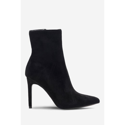 Botki DeeZee czarne eleganckie na zamek 