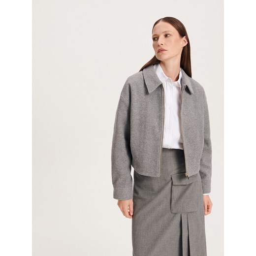 Szara spódnica Reserved midi 