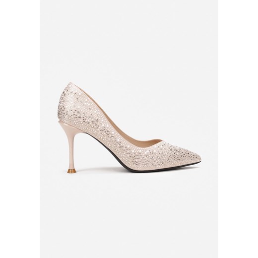 Szampańskie Czółenka z Cyrkoniami Ece Renee 37 okazja renee.pl