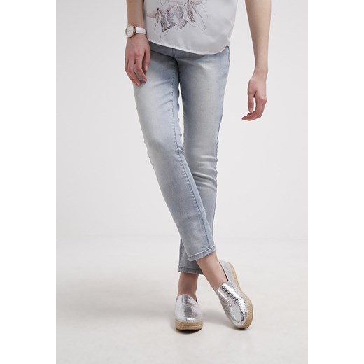 Opus ENJA Jeansy Slim fit pastel blue zalando szary jeans