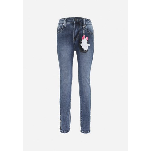 Niebieskie Jeansy Skinny z Saszetką Piko ze sklepu Born2be Odzież w kategorii Spodnie dziewczęce - zdjęcie 161766912