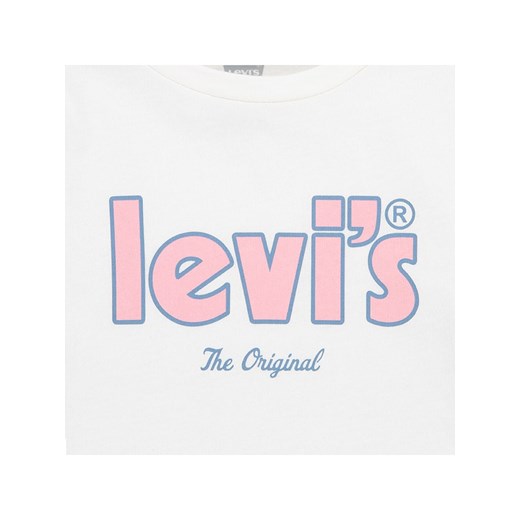 Levi's Kids Koszulka w kolorze białym 152 okazyjna cena Limango Polska