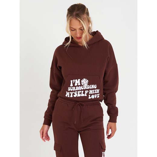 GATE Bluza z kapturem i nadrukiem na kieszeni XS Gate XL wyprzedaż gateshop