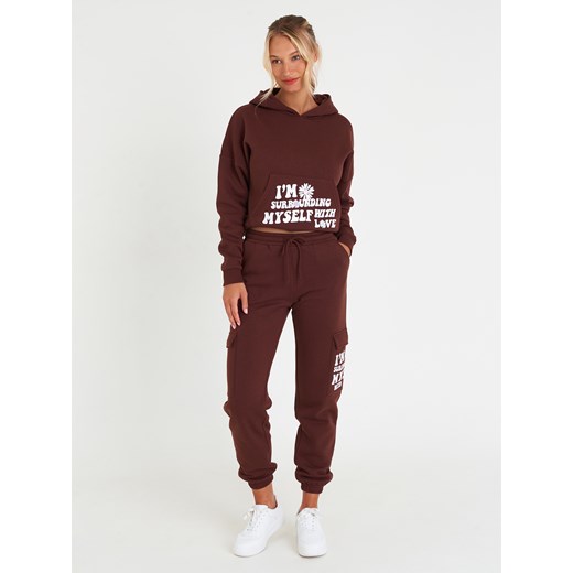 GATE Bluza z kapturem i nadrukiem na kieszeni XS Gate XL promocja gateshop
