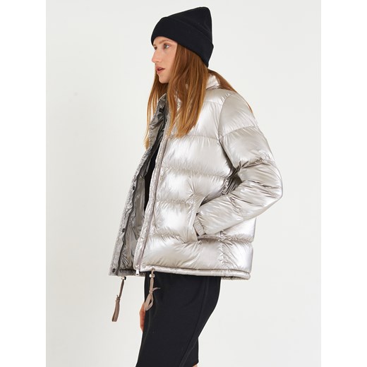 GATE Metaliczna pikowana kurtka zimowa damska 34 Gate 40 gateshop okazja