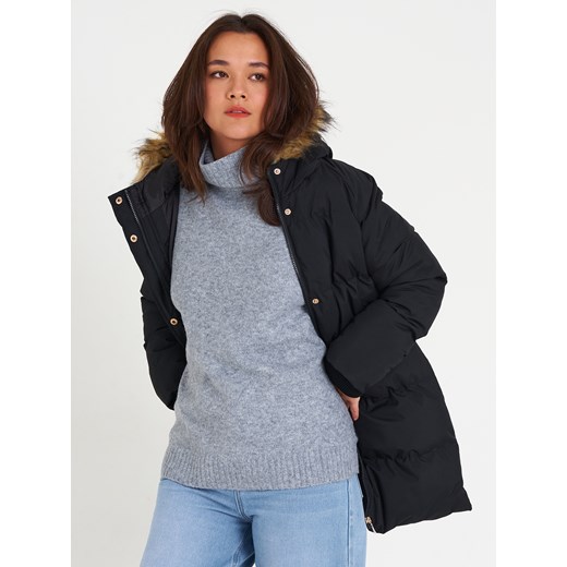 GATE Pikowana kurtka ze sztucznym futerkiem XS Gate M promocja gateshop