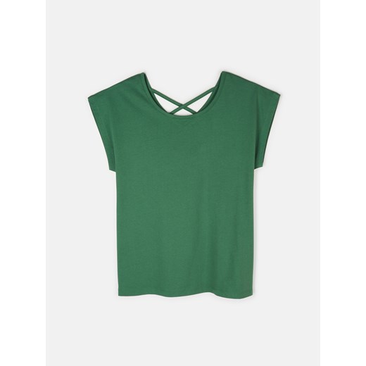 GATE T-shirt z bawełnianego dżerseju w dużych rozmiarach 44 ze sklepu gateshop w kategorii Bluzki damskie - zdjęcie 161785521