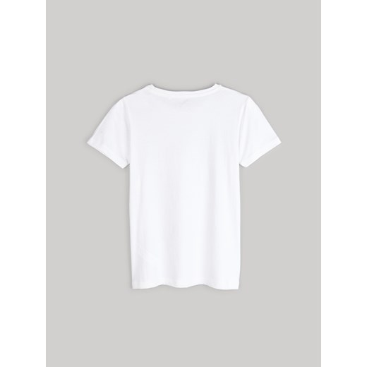 T-shirt chłopięce Gate biały z krótkim rękawem 