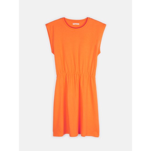 GATE Klasyczna sukienka t-shirtowa z krótkim rękawem dla kobiet 34 ze sklepu gateshop w kategorii Sukienki - zdjęcie 161788181