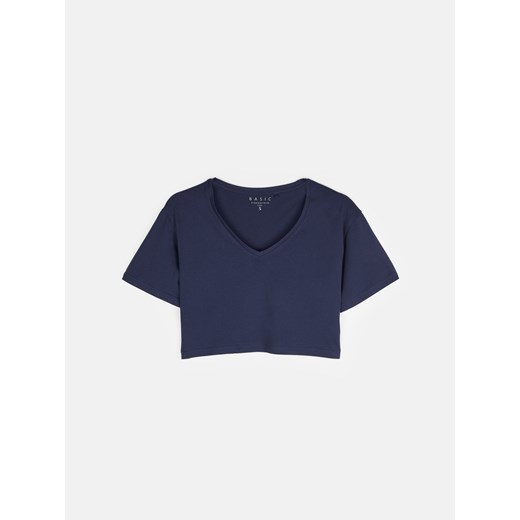 GATE Bawełniana koszulka basic dla kobiet XS ze sklepu gateshop w kategorii Bluzki damskie - zdjęcie 161790552