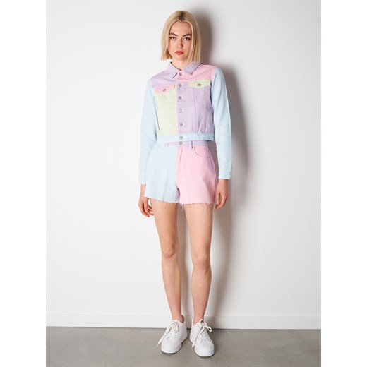 GATE Denimowe szorty colour block 34 Gate 38 okazja gateshop