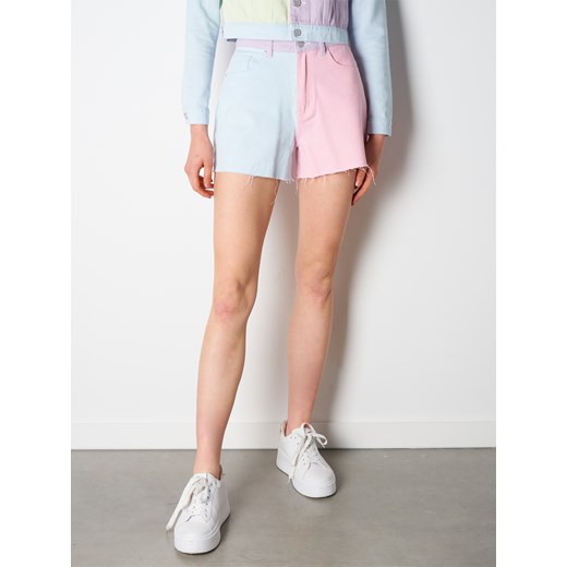 GATE Denimowe szorty colour block 34 Gate 38 promocja gateshop