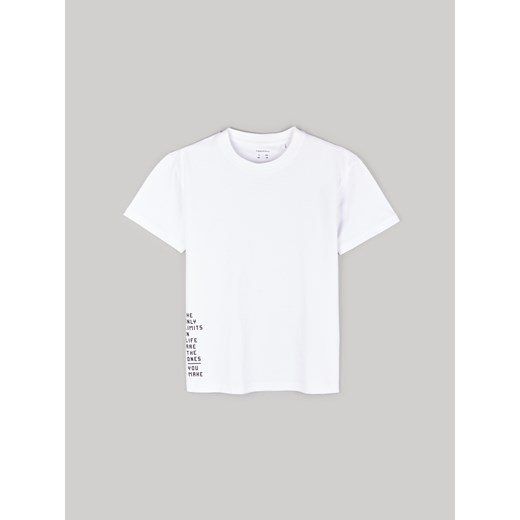 GATE Bawełniany t-shirt oversize z nadrukiem 8Y Gate 9Y okazyjna cena gateshop