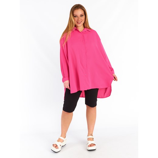 GATE Damska przedłużona bluzka plus size z długimi rękawami 44-46 Gate 44-46 wyprzedaż gateshop