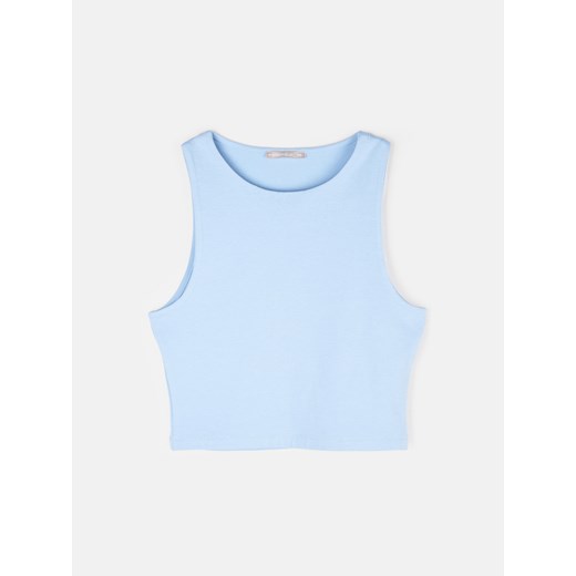 Gate bluzka damska bez rękawów z okrągłym dekoltem 