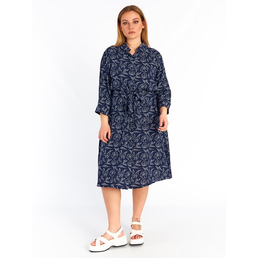 GATE Sukienka damska plus size w kwiaty 44 Gate 48 okazja gateshop